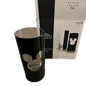 JoyJolt Disney Mickey Mouse Highball Glasses Set of‎ 2 - 17 oz Crystal Cups